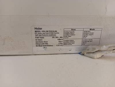 HAIER 1'5 TON