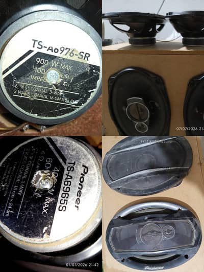Speakers with subwoofer ( 4 speakers 1 woofer)