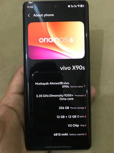 Vivo X90s 12GB 256GB Dual Sim Official