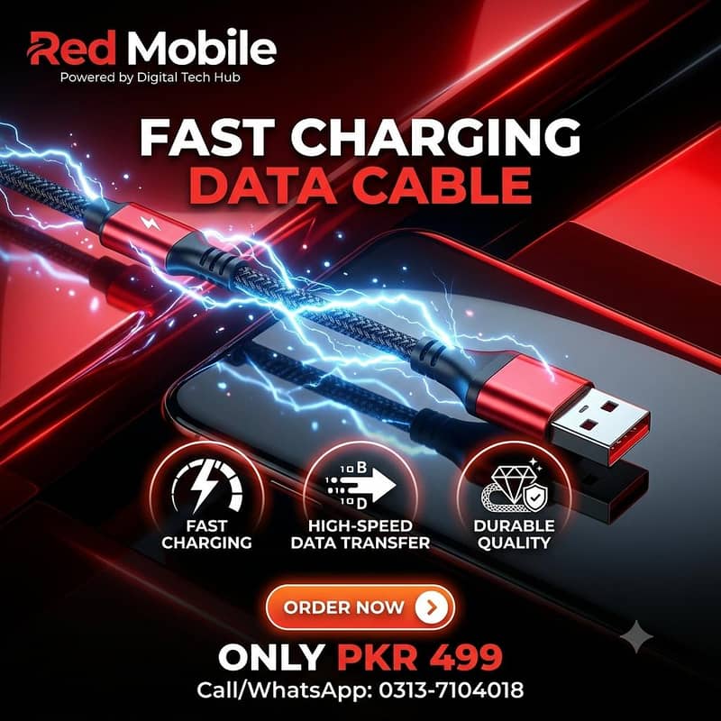 1 USB Fast Charging Data Cable 1