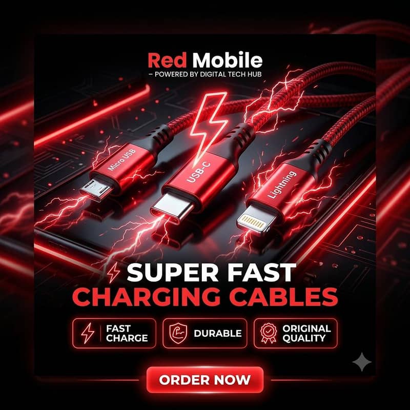 1 USB Fast Charging Data Cable 2