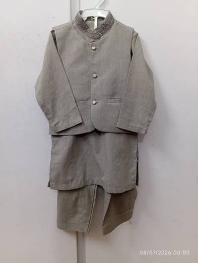 grey 3pcs suite for boys
