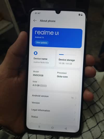 Realme Note 60x