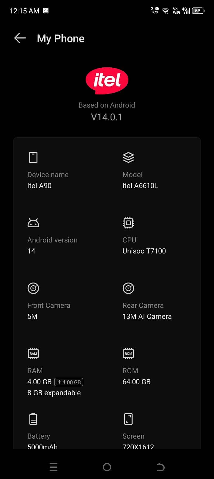 Itel Other Model 1