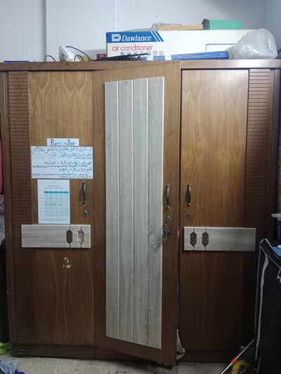 wooden wardrobe