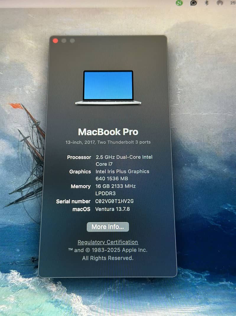 MacBook Pro 2017 13” 1