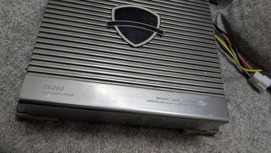 TA 260 Heavy Duty 2-Channel Amp - Mono/Stereo Supported - 600 Watts