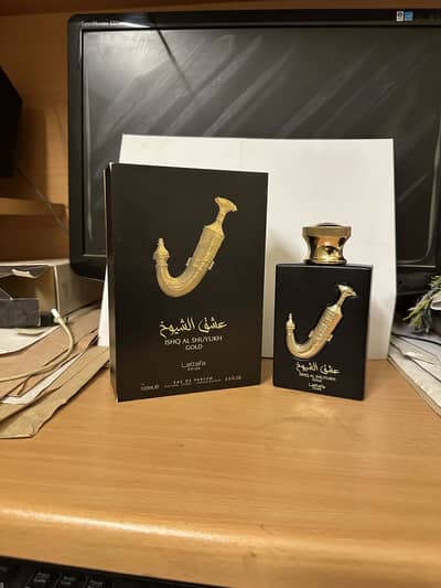 Lattafa Ishq al Shuyukh Gold 100% orignal just box open