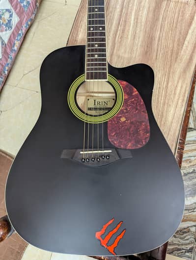 Professional acoustic guitar jumbo size high quality wood guitar