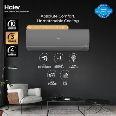 Haier HSU-20HFTEX T3 Plus DC Inverter AC 1.5 Ton