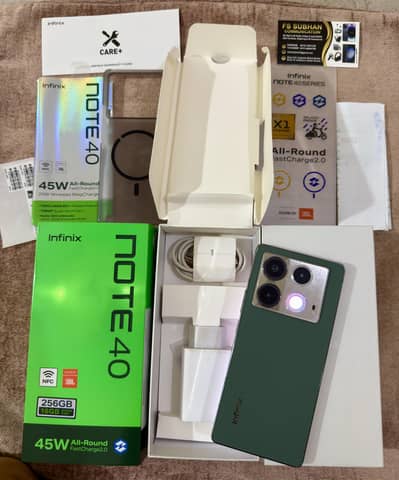 Infinix Note 40 (8gb 256gb) Complete Box