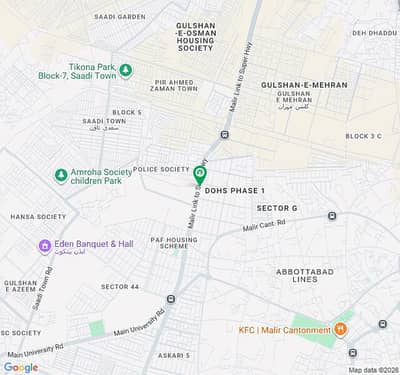 Main Road Jinah Avenue Facing Lease Plot For Sale
