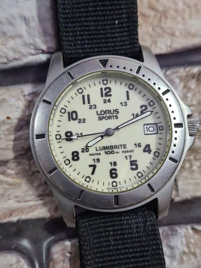 Lorus Sports RXH005L9 Lumibrite watch.