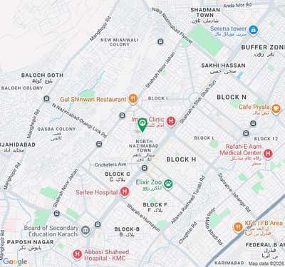 Saima Paari Tower Luxury Apartment Available for Sale Location: Block-D, North Nazimabad,