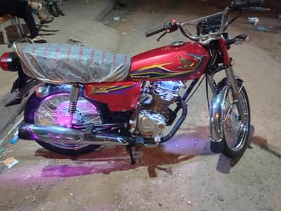 Honda cg125 (2017) karachi no (0321)(2889915)