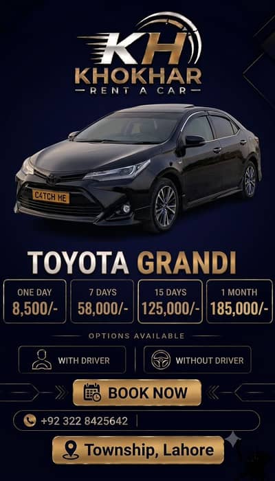 Toyota grandy 2022 available for rent