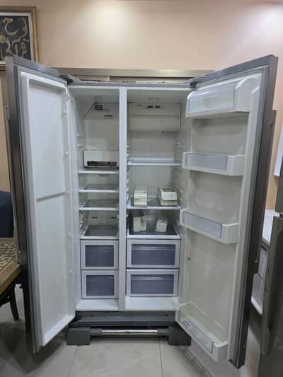 hair double door fridge condition 10by 10
