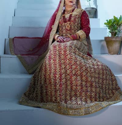 lehnga barar bridal