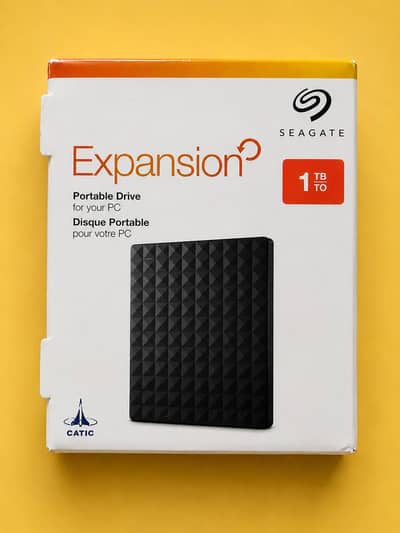 Seagate Expansion 1TB External Hard Drive | Box Open | 0 Hours Used
