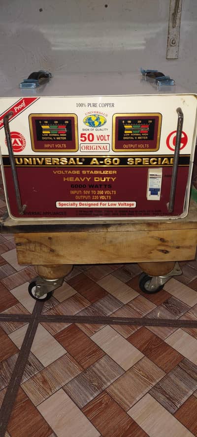 universal 6000w 50v to 220v pure cooper