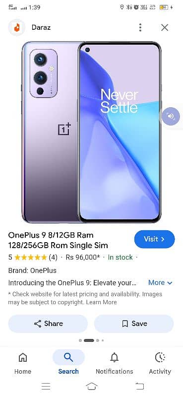 oneplus 9 12 GB RAM 256 GB memory PTA approve