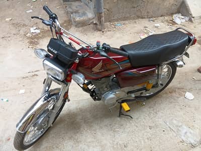 urgent sale honda cg 125 new condition