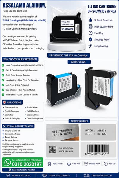 TIj Thermal printer cartridge