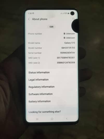 Samsung Mobile S10