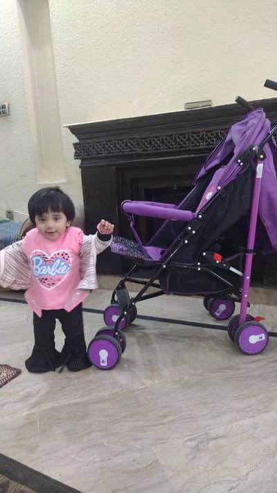 pram. just unwrapped . . 1 time used