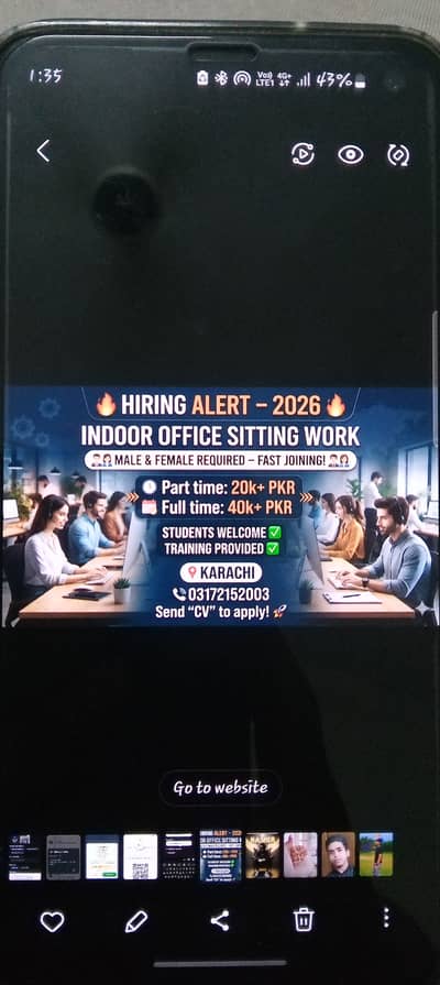 Indoor office work
