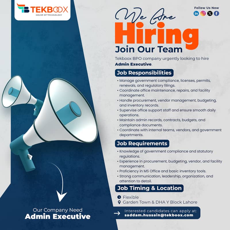 Admin Executive 0