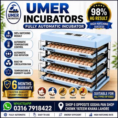RAMZAN OFFER IMPORTED INCUBATOR | AUTOMATIC INCUBATOR | BROODER