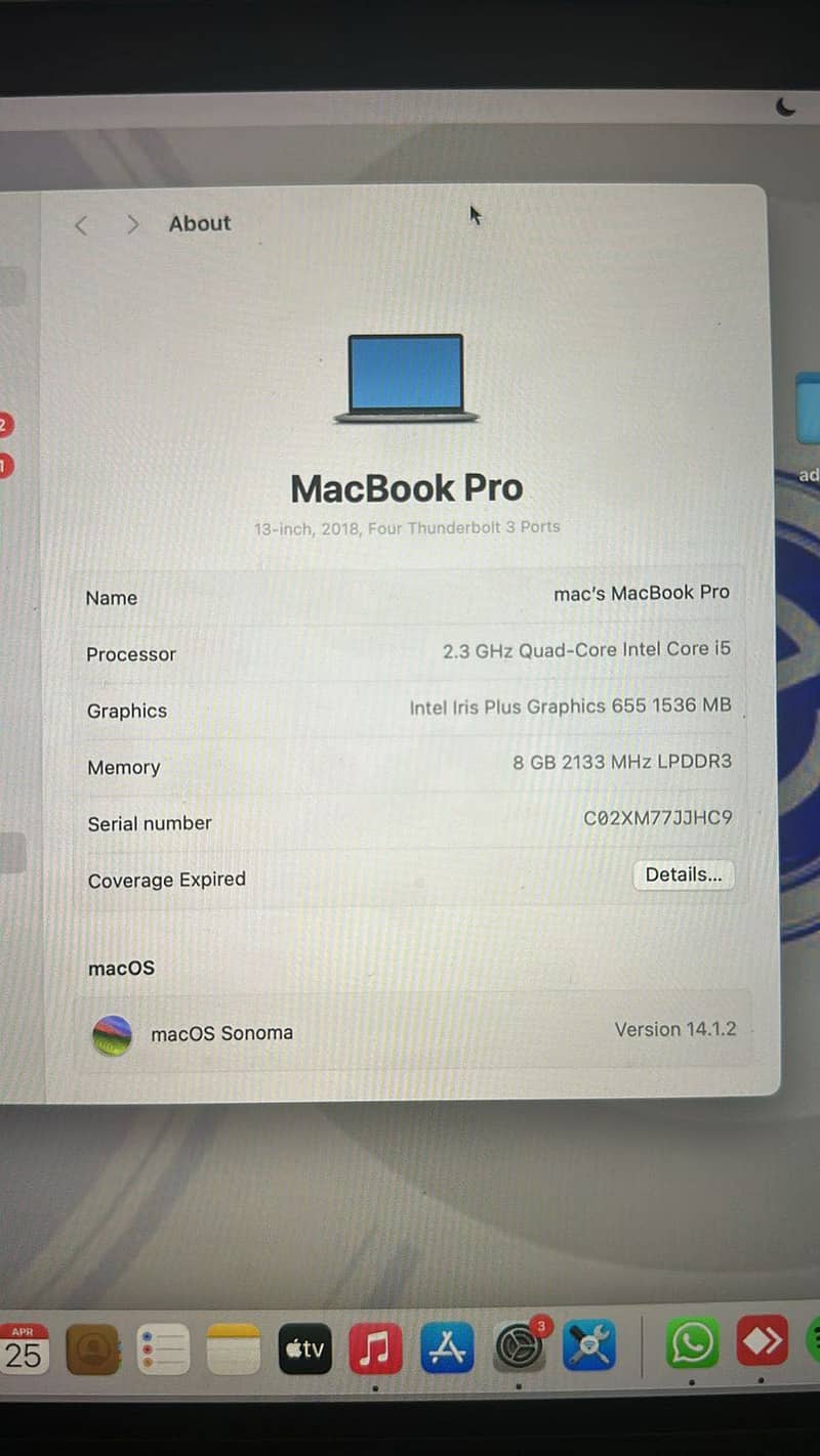 MacBook Pro 2018 5