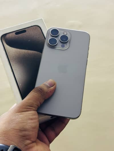 Apple iPhone 15 Pro Max non pta (F. U) 256 GB WITH BOX ONLY