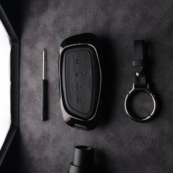 Haval H6 2025 Model Elite Series Metallic Car Key Case Luxury Zinc Alloy Protection Case(Black)