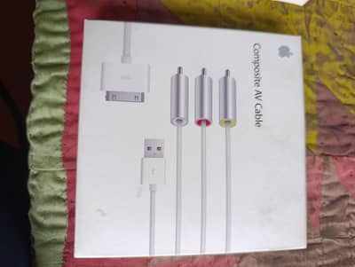Original Apple Composite AV Cable (30-Pin) – Genuine Apple