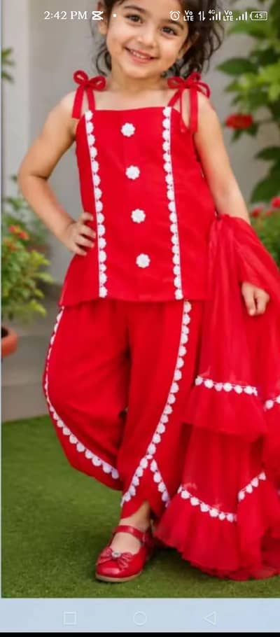 hand made stitching dress baby girls