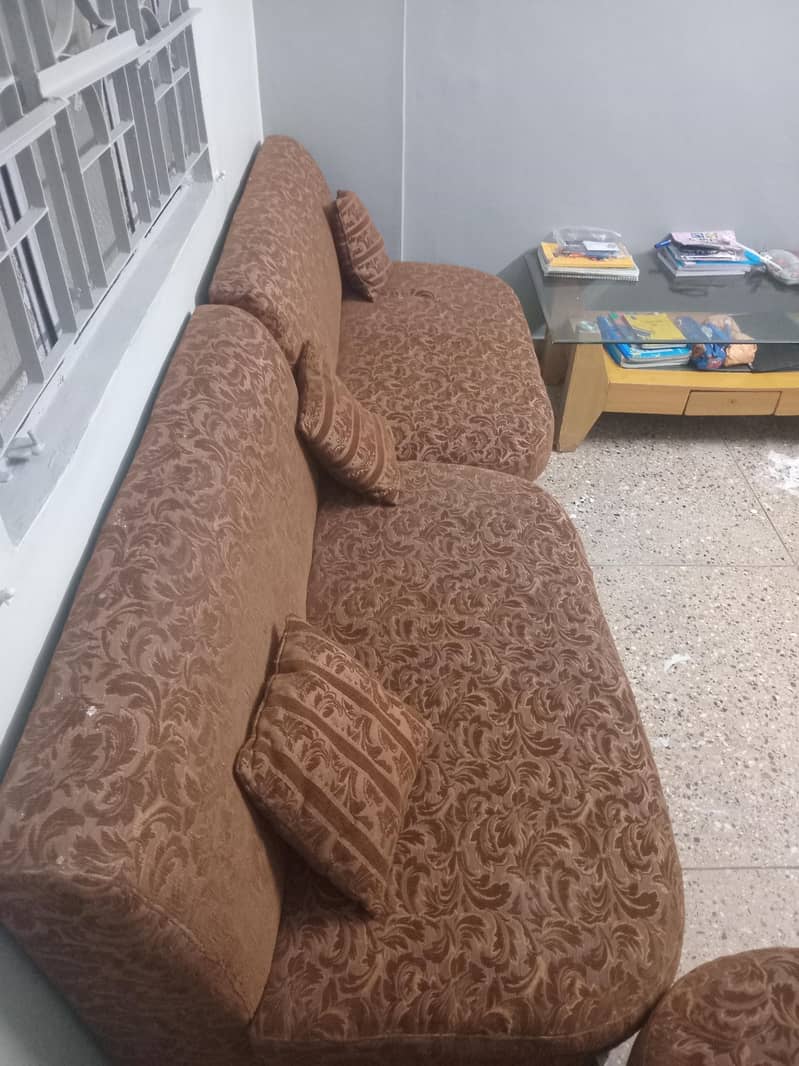 Six seatsr sofa set with table 6