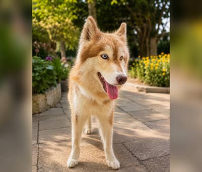 Female Husky “Sandy” for Sale – Caring Family Required