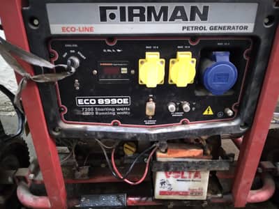 Fireman ECO 8990E 6KW Petrol Generator | 7200W | Electric Start