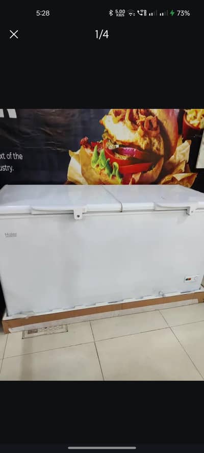 545i Hair double door deep freezer