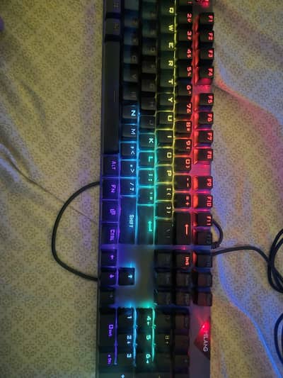 Milang Mechanical RGB gaming keyboard & AULA RGB gaming mouse