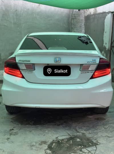 Honda Civic Rebirth Lava Lights Red back light