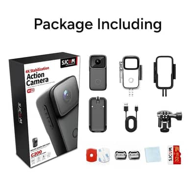SJCAM C200 Pro 4K Action Camera