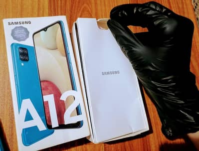 SAMSUNG GALAXY A12. with complete box.