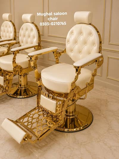 Barber chair/Cutting chair/ Shampoo unit/Trolly/Saloon Furniture.