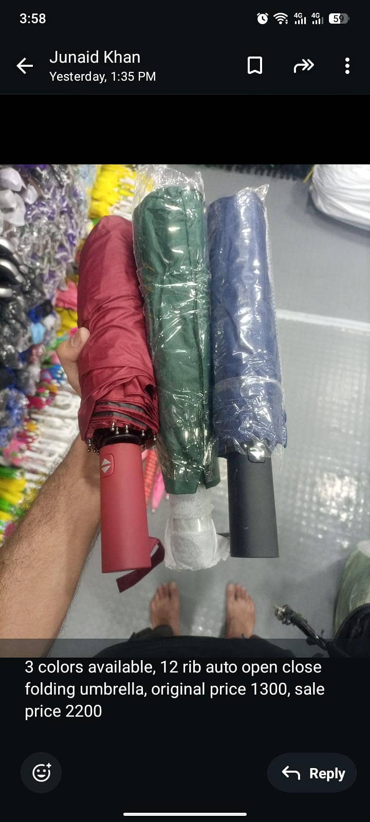 Automatic Folding mini umbrella 0