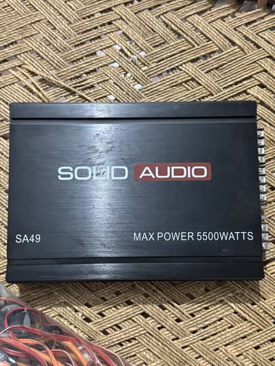 Solid Audio SA49 4-channel MOSFET car amplifier