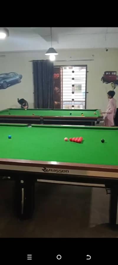 Running snooker club for sale