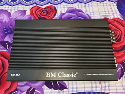 Car amplifier 4ch BM Classic BM 452 Class AB 6500w genuine
